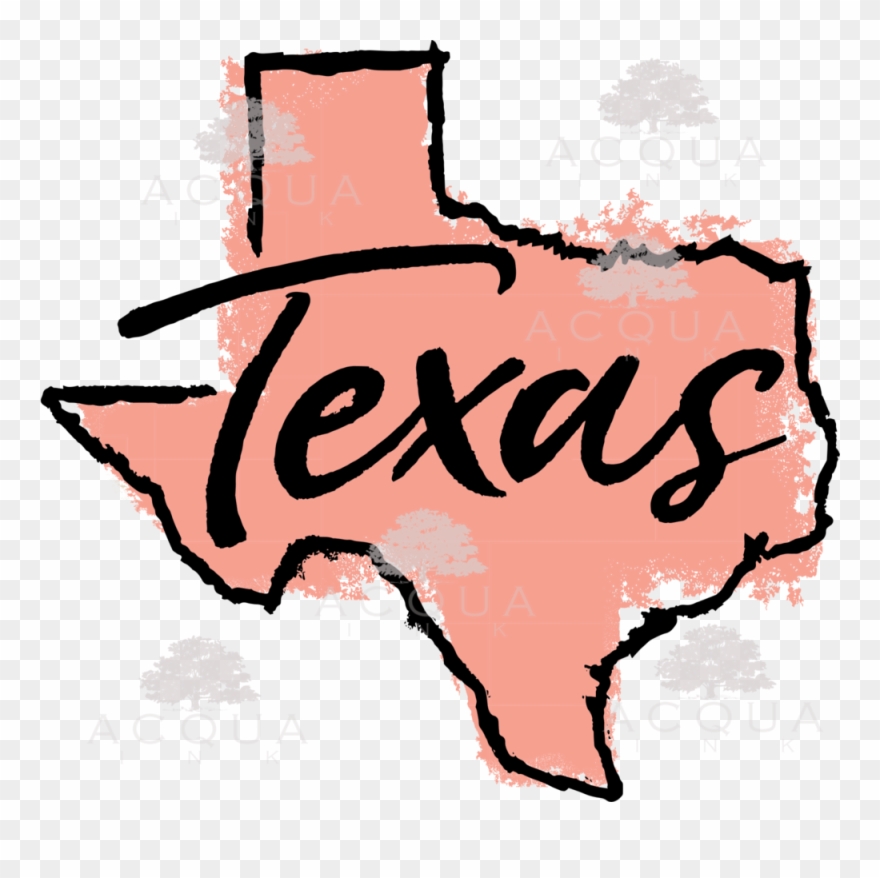 Coral Texas Transfer Clipart
