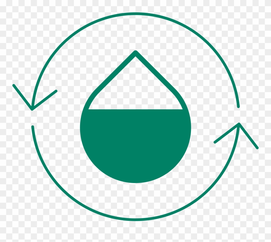 Reduce Wasted Water - Circle Clipart