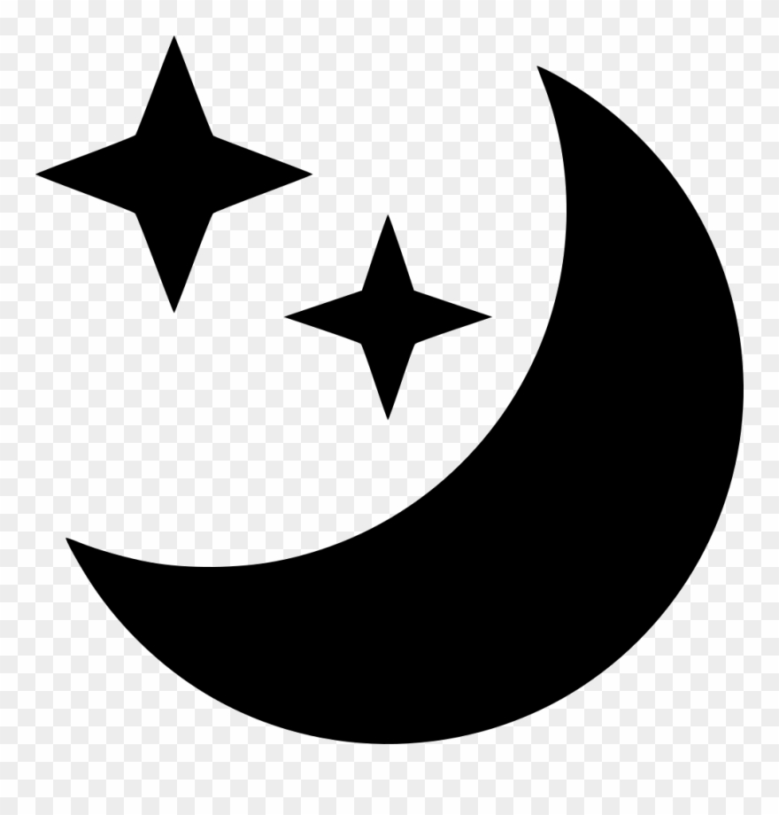 Night Clear Sky Comments - Clear Skies Night Icon Clipart