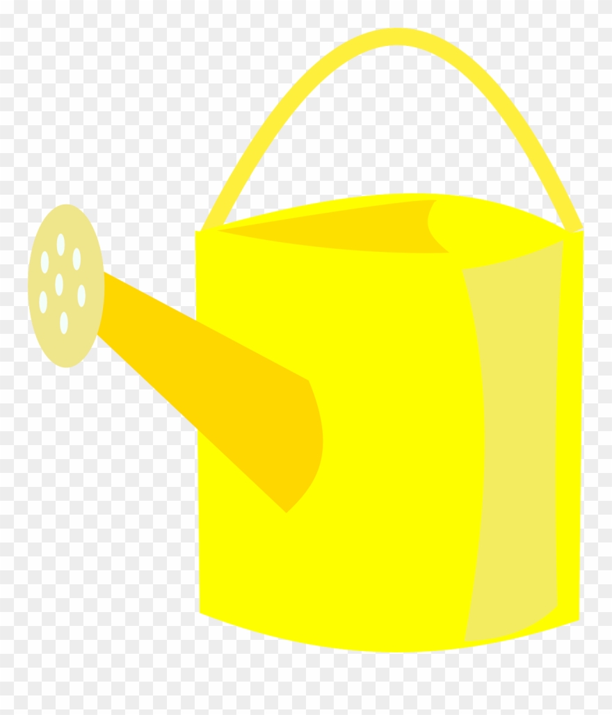 Watering Can Yellow Ewer Png Image - Çiçek Sulama Bidonu Vektör Çizim Clipart