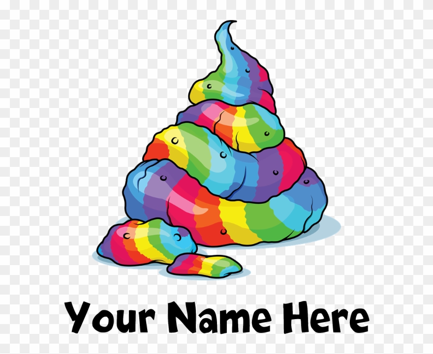Unicorn Poop Mousepad - Personalized Elephant Throw Blanket Clipart