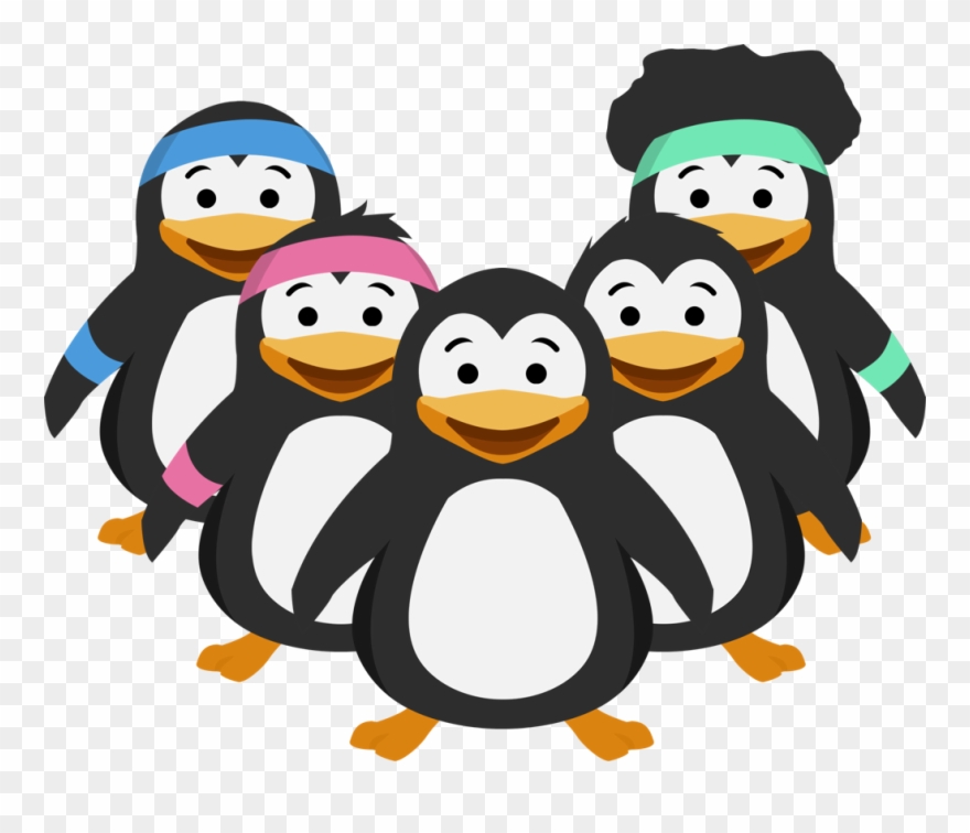 Banner Library Download Meet Your New Buddy Sweaty - Penguin Workout Clipart