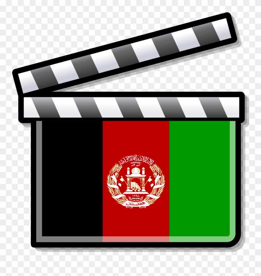 Blue Clapperboard Clipart