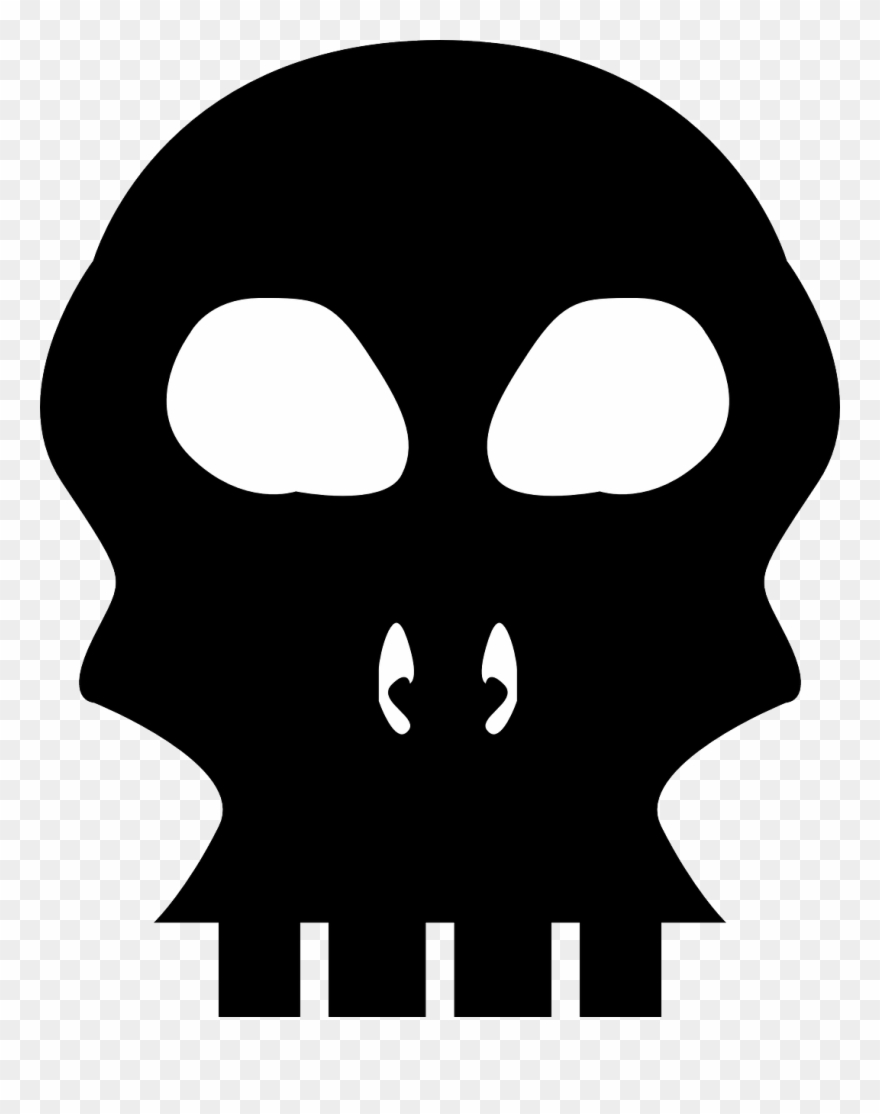 Vector Graphics,free Pictures - Skull Head Png Silhouette Clipart