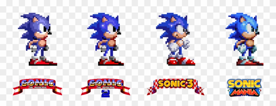 Sonic Mania Knuckles Sprites Clipart