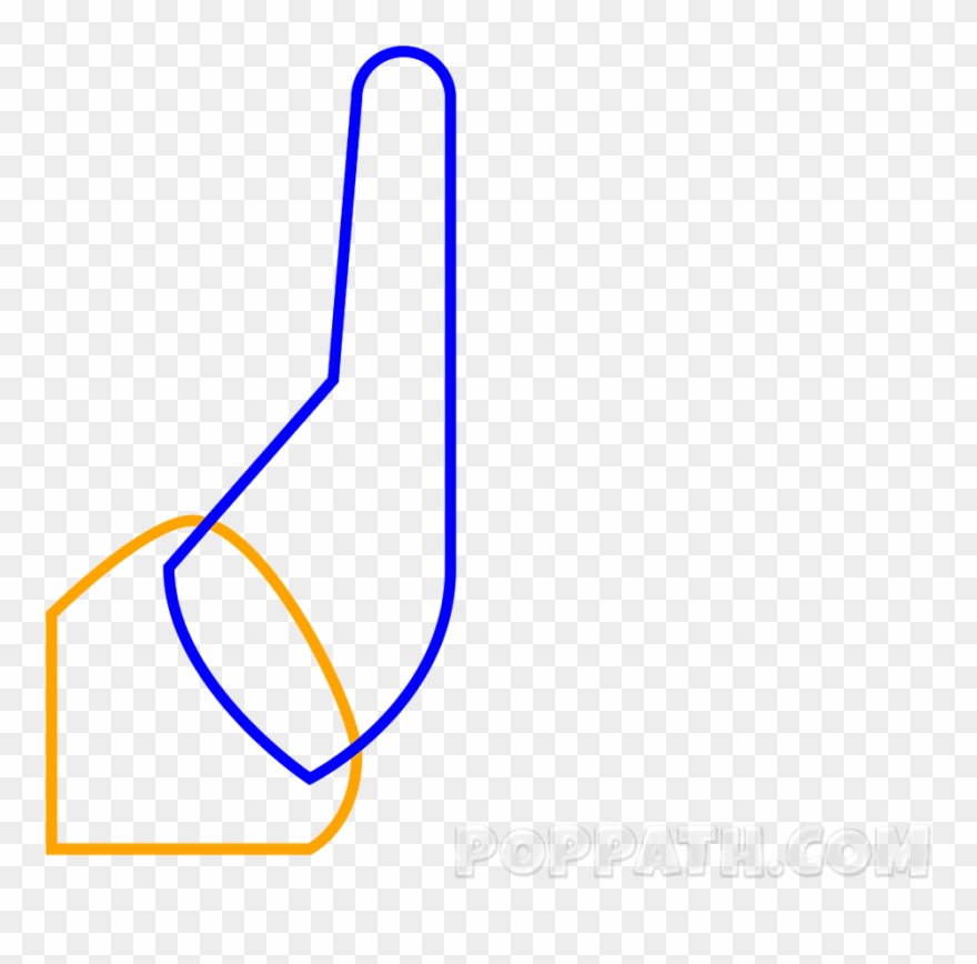 Draw A Cuff At The Bottom Of The Hand Clipart