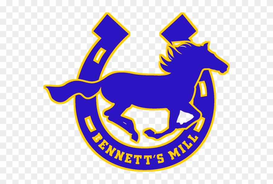 Bronco Logo - Bennett's Mill Middle Logo Clipart