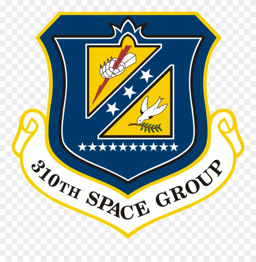 310th Space Group - Pacific Air Forces Logo Clipart