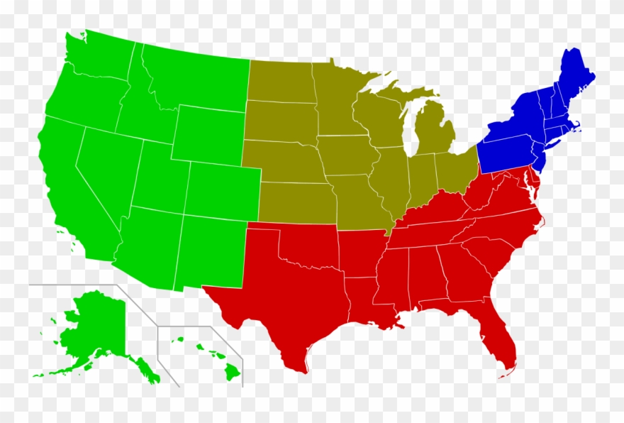 Fileus 4 Regionssvg Wikipedia - Death Penalty Usa Clipart