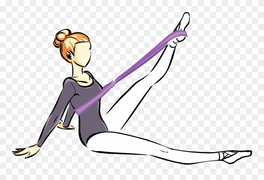 Yoga Techniques And Strategies For Movie's - Plum Band Stretches Clipart