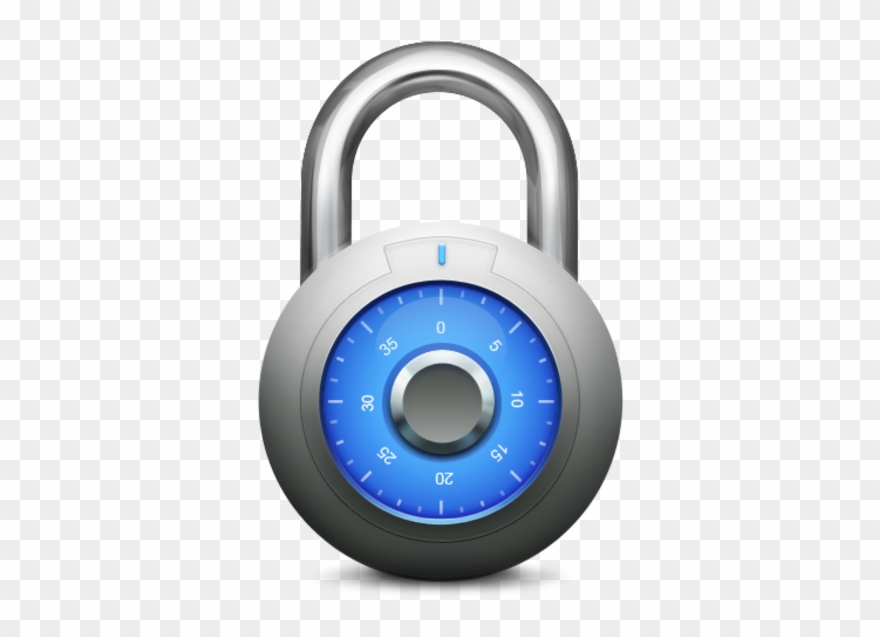 Lock Clipart Encryption - 3d Lock Icon Png Transparent Png