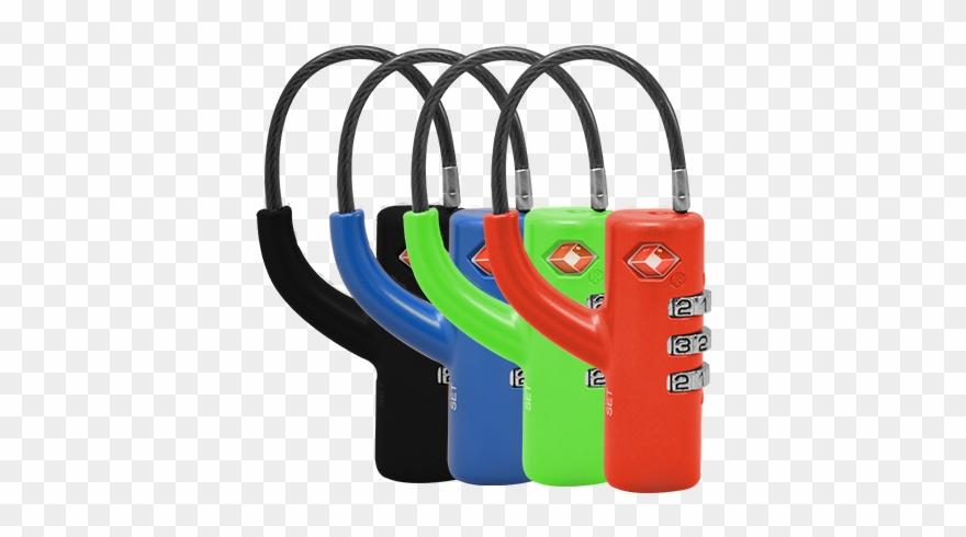 3 Digit Combo Lock - Graphics Clipart