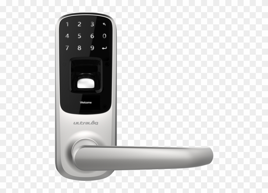 Door Lock Png Clipart Transparent Download - Ultraloq Ul3 Fingerprint And Touchscreen Keyless Smart