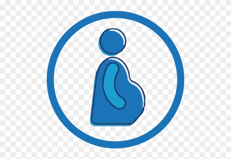 High Risk Pregnancy - Circle Clipart