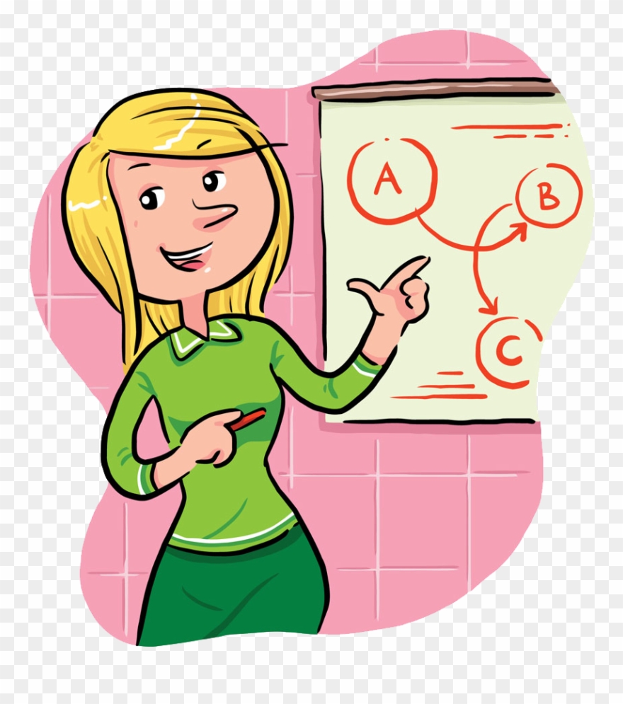 Sales Stock Photography Clip Girl Explaining Cartoon Png Download (2082593) PinClipart
