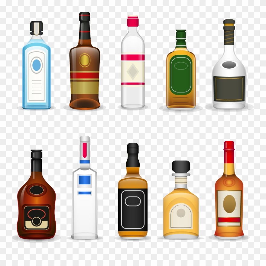 Filling And Capping Parts - Alcoholic Drink Clipart