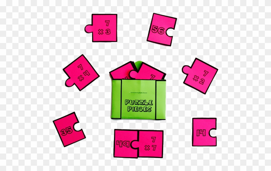 There Are Two Cooties Catchers Per Multiplication Fact Clipart