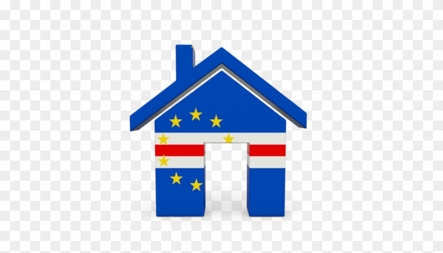 Visit - Bandeira Brasil Casa Clipart