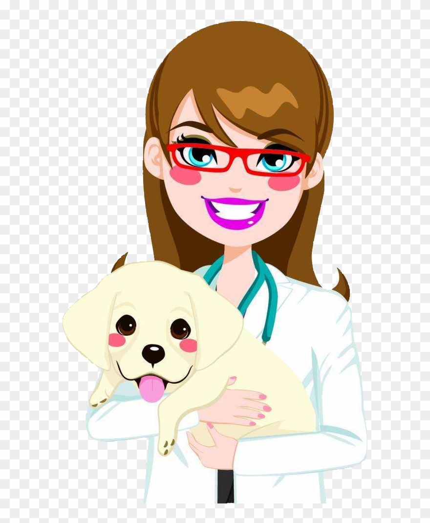 Clip Art Royalty Free Download Female Veterinarian - Veterinarian Clipart Free - Png Download