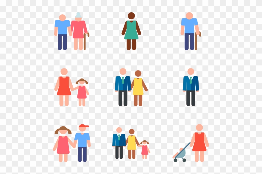 Types Of Families - Family Clipart