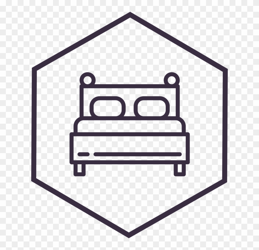 Guest Booking Icon - Bed Clipart