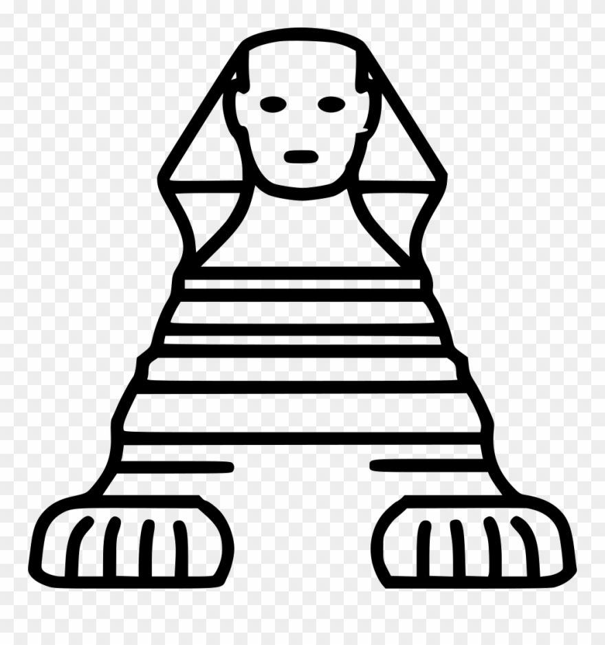 Egypt Clipart Sphynx - Sphynx Icon - Png Download