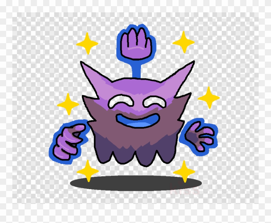 High Five Ghost Fanart Clipart Hi Five Ghost Pokémon - Haunter - Png Download