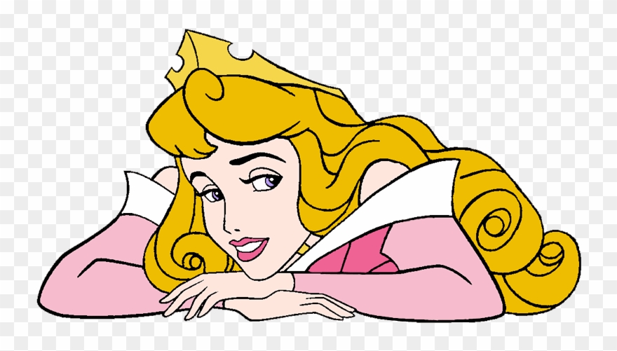 Pensive Aurora - Disney Wallpaper Of Aurora And Phillip Yellow Clipart