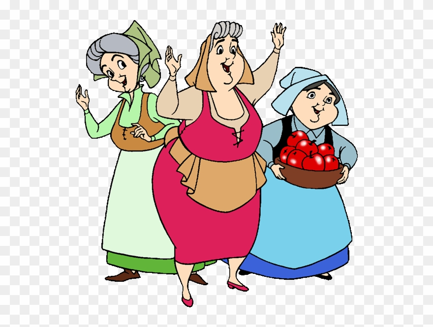 *fauna, Flora & Merryweather ~ Sleeping Beauty, - Disney The Three Good Fairies Clipart