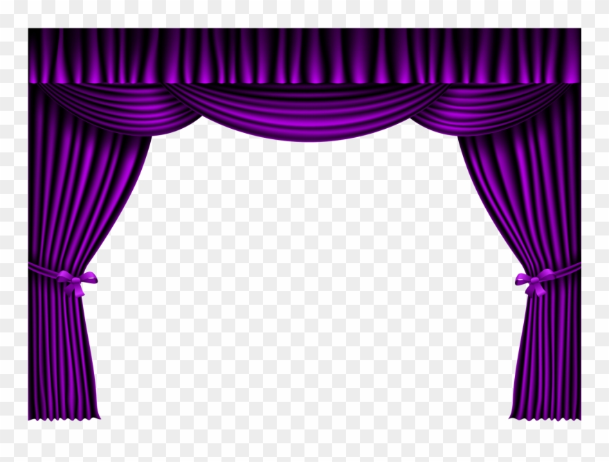 Purple Curtains, Rustic Curtains, Clipart Images, Curtain - Purple Curtains Png Transparent Png