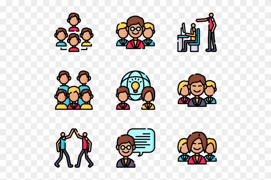 Teamwork - Profession Clipart