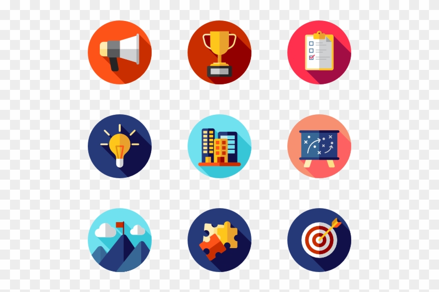 Business Strategy - Business Matching Icon Flat Png Clipart