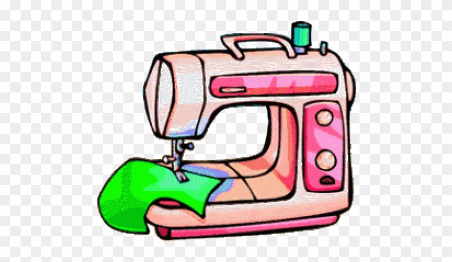 Textiles Sewing Machine Clipart - Png Download