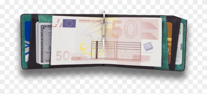 Wallet Green Corinthian - Wallet Clipart