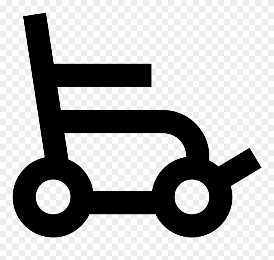 Electric Wheelchair Icon - Icon Clipart