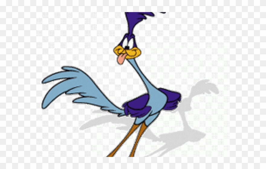 Roadrunner Clipart Gif Transparent - Correcaminos Dibujo - Png Download