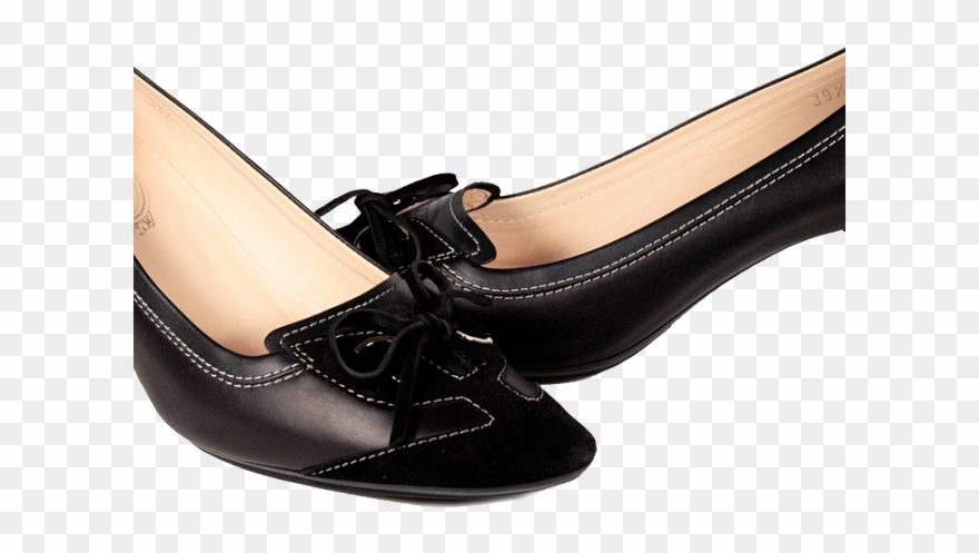Flat Shoes Clipart Women's Shoe - Png Download