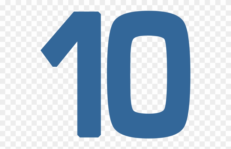 Png Transparent Image Transparent Background - Number 10 Transparent Clipart