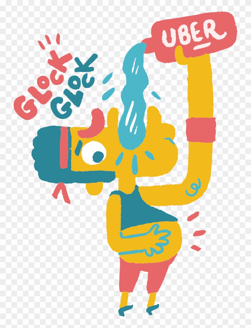 Downloading - Flamenco - Humour Clipart