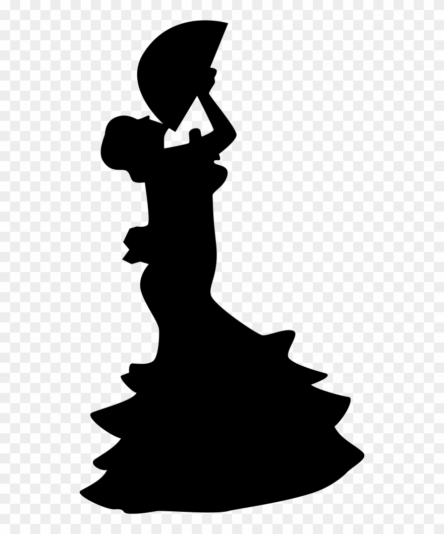 Flamenco Female Dancer Silhouette Comments - Siluetas De Bailarinas De Flamenco Clipart