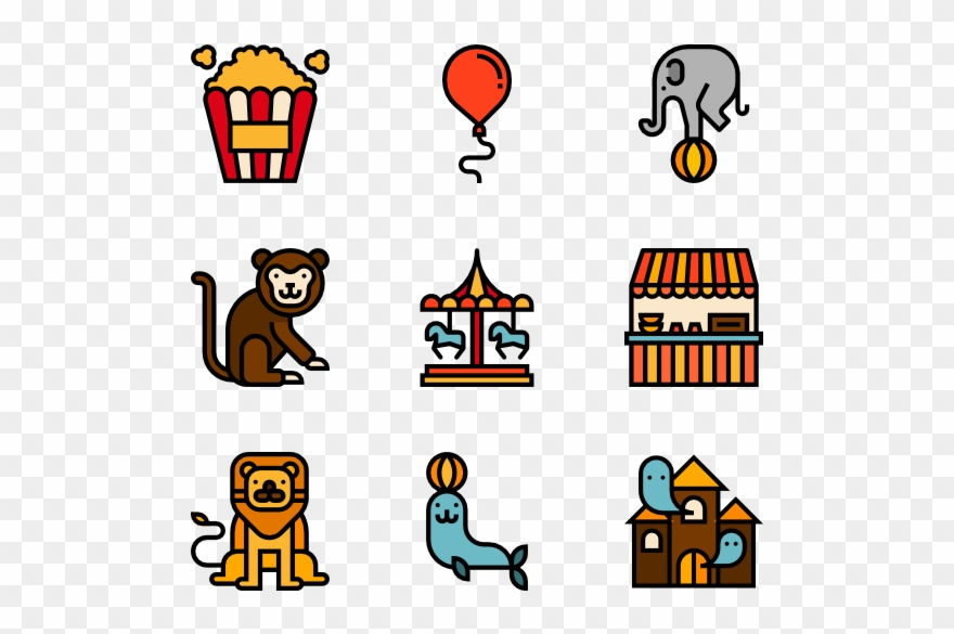 Circus And Amusement Park Clipart