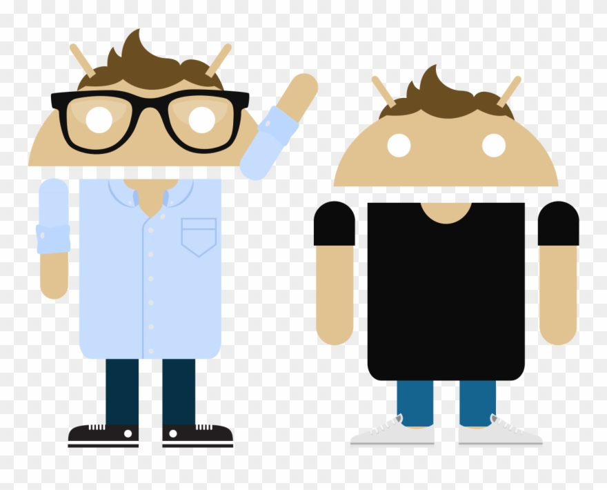 Matt And John - Androidify Clipart