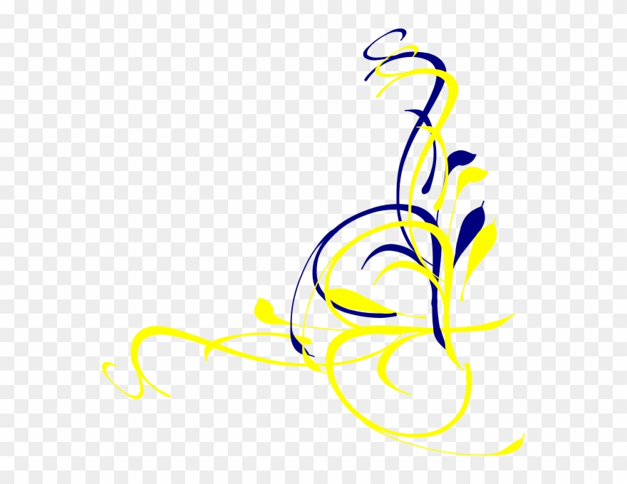 Black And Pink Swirls Clipart