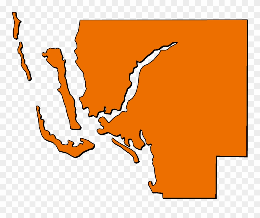 A Collection Of Simplified Outline Maps Of Lee County - Illustration Clipart