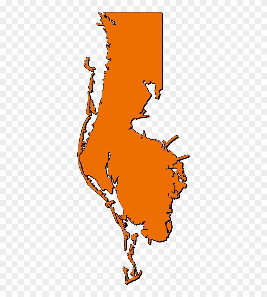A Collection Of Simplified Outline Maps Of Pinellas Clipart