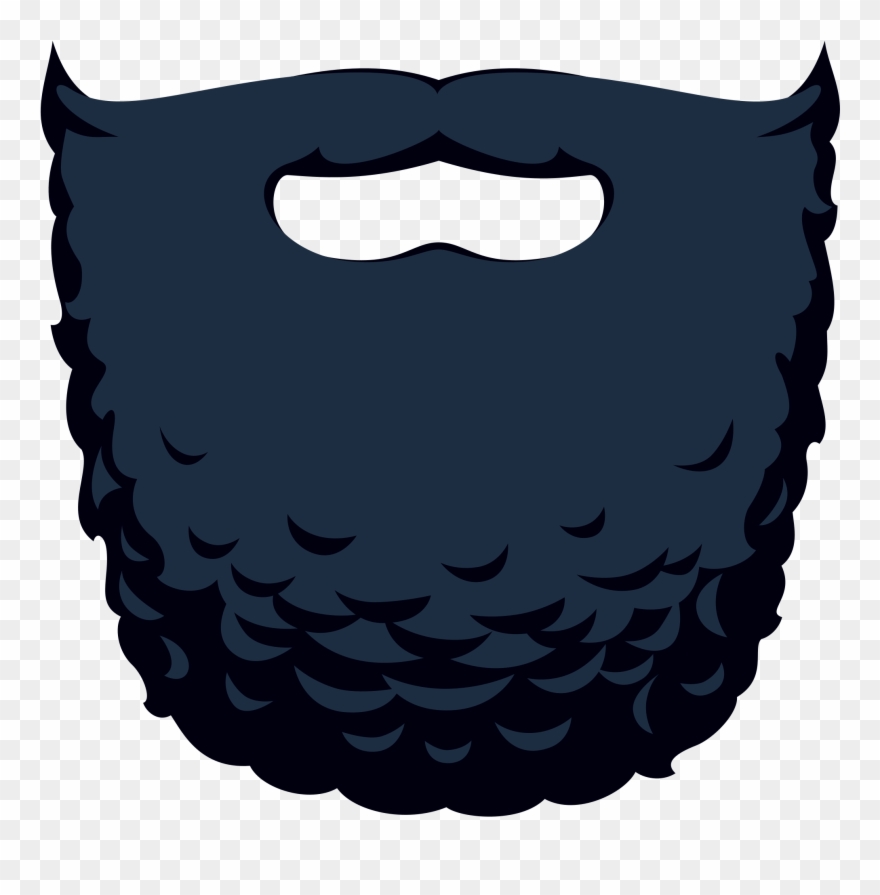 Long Dark Beard - Turban Clipart