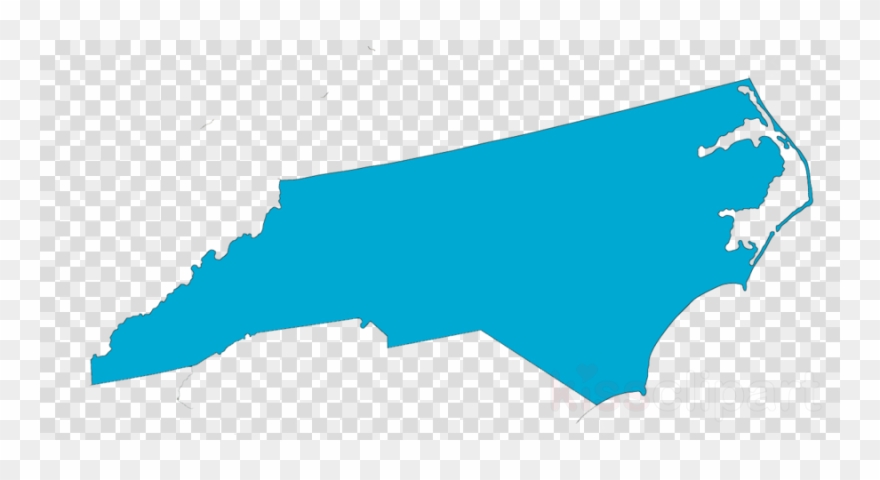 North Carolina State Shape Transparent Clipart North - Clipart Dinosaur Silhouette - Png Download
