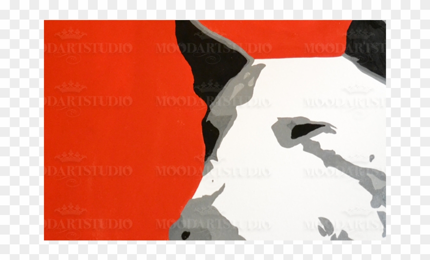 Cuadro Bull Terrier Pop Art Mascota Clipart