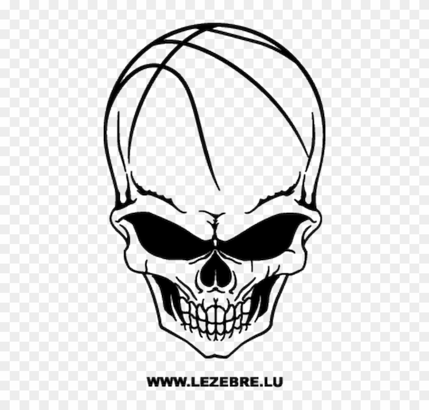 Png Free Decal - Skull Soccer Clipart