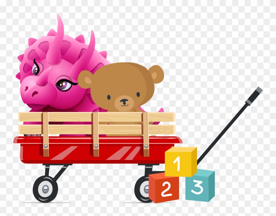 Toys & Wagons - Child Clipart